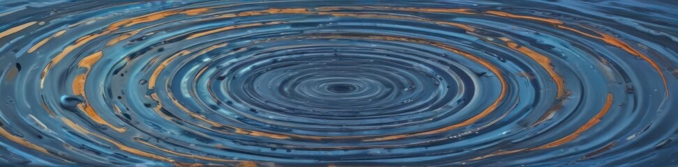 Wall Mural - Abstract concentric water ripples, ethereal texture , peaceful, pond, smooth