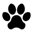 © QuickDesign24 - Dog paw print vector art, animal paw print, pet paw print, puppy paw print, cat paw print vector image isolated on transparent background