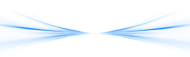 Wall Mural - png bright car beam on colorful city background with speed blur, motion curve and blue trail streak,