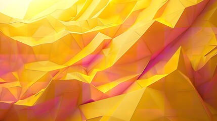 Poster - A close-up of a abstract background, A visually captivating abstract background of geometric patterns in Citrine Yellow, Ai Generative.