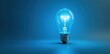 © prachaya - White background, glowing blue circuit-patterned lightbulb, sharp focus , illustration, electronics, power