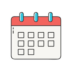Poster - Calendar date event schedule appointment reminder agenda planner organization meeting time management
