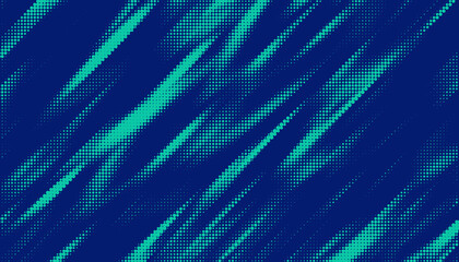 Aufkleber - Triangular halftone texture retro wave vector. Geometric technology abstract diagonal dotted background. Half tone retro comic pattern. Minimal 80s style dynamic tech structure wallpaper.	