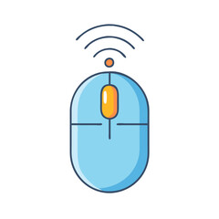 Leinwandbilder - Wireless mouse computer mouse pc mouse optical mouse technology mouse input device scroll mouse click mouse