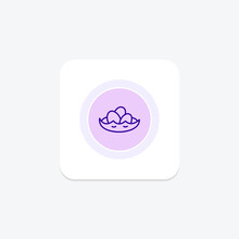 Duck Eggs Nest, vector, pixel perfect, illustrator file