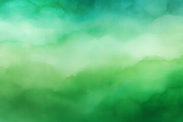 Wall Mural - A smooth green gradient background that blends from soft mint to deep forest green. This fresh and natural design is perfect