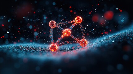 Poster - Person dressed in a space suit exploring outer space with stars and cosmic background surrounding