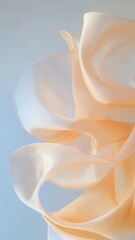 Poster - Soft sunlight glimmering across diaphanous white delicate sparkling with shimmer. iridescent fabric, Abstract background