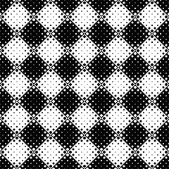 Poster - Black and white square pattern background design - abstract vector graphic from rounded squares
