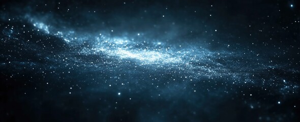 Wall Mural - Cosmic Dust: A Serene Celestial Landscape