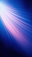 Wall Mural - Abstract glowing light rays radiate across a deep blue background, creating a vibrant, ethereal effect, sparkle, art, blue