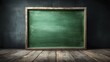 © Branden - Bright green chalkboard rectangle smooth -1 - display green communication surface