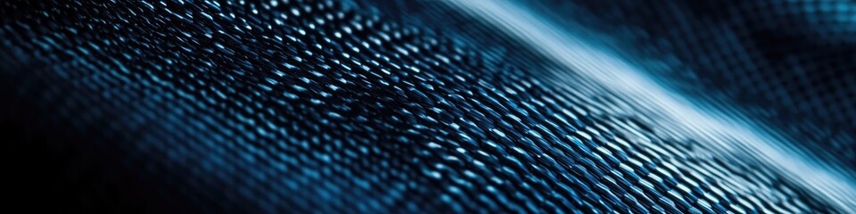 Poster - Abstract Dark Blue Texture Background with Flowing Lines and Subtle Illumination for Modern Design