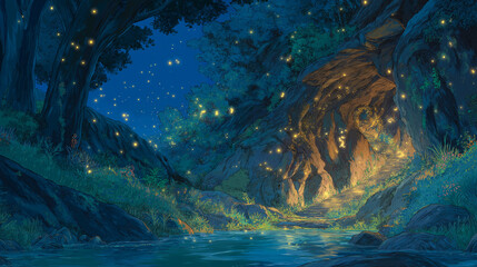 Wall Mural - blue water background