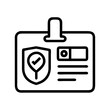 © Mehedi - Insurance Identification Card Icon Representing Coverage and Personal Protection