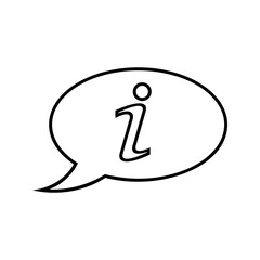 Fototapete - of Information icon symbol. Vector Illustration.