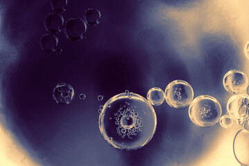 Wall Mural - transparent liquid abstract science background