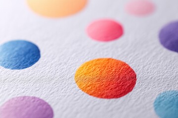 Aufkleber - multicolored abstract splotches on white backdrop offer minimalistic contemporary aesthetics