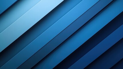 Poster - A sleek blue gradient background with diagonal color shifts from cyan to midnight blue.