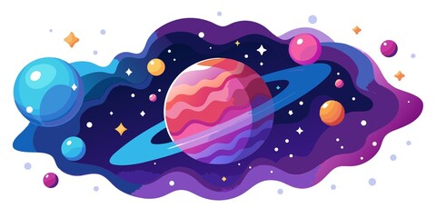 Wall Mural - Universe Nebula Stars Space
