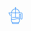 © Kamran - french press icon sign vector