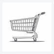 © Rendy Dastian - Shopping cart line art icon for apps and websites.