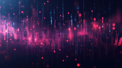 Fototapete - Abstract data visualization illustration