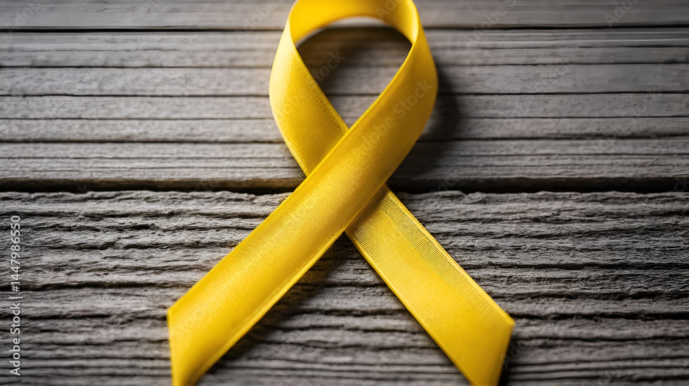 The yellow awareness ribbon can represent to show support for our ...