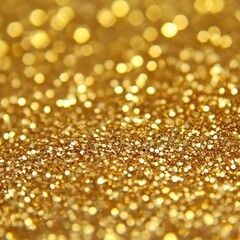 Aufkleber - Shimmering gold glitter background with bokeh effect creating a luxurious and festive atmosphere perfect for celebration design and elegant decoration projects.
