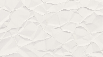 Poster - Textured Paper: A detailed close-up of a crumpled piece of paper showcases intricate textures and subtle shadows, creating a visually engaging abstract composition. 