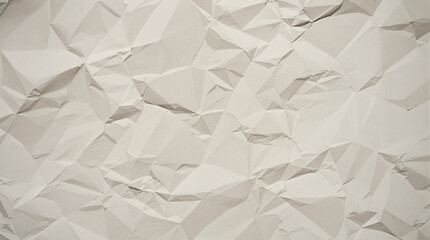 Poster - Textured Crumpled Paper: A close-up shot reveals the intricate patterns and textures of wrinkled paper, offering a tactile and abstract visual experience.