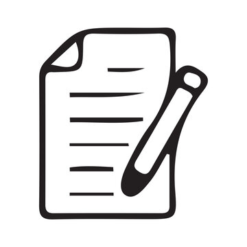 Black Edit icon symbol vector. Edit text icon. Vector Illustration Eps 10