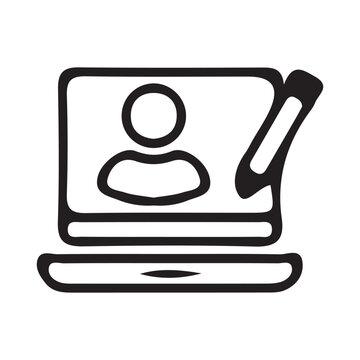 Black Edit icon symbol vector. Edit text icon. Vector Illustration Eps 10