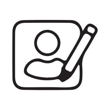 Black Edit icon symbol vector. Edit text icon. Vector Illustration Eps 10