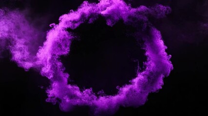Poster - abstract purple smoke background with swirling fog effects for artistic and creative design projects