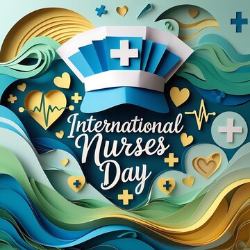 International Nurses Day Honoring Healthcare Heroes with Creative and Symbolic Designs