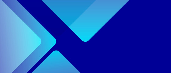 Wall Mural - abstract blue banner background. dynamic shapes composition and elements. used to decorate advertise