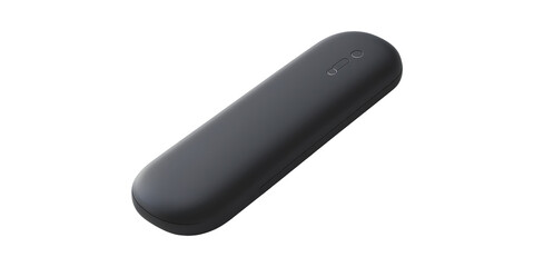 Poster - Sleek Black Remote Control Device. Modern Technology And Minimalist Design Isolated On Transparent Background
