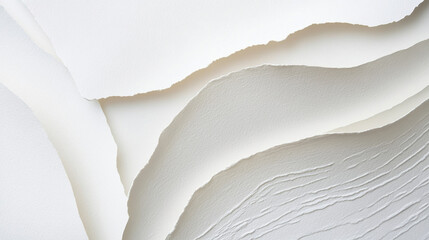 Aufkleber - paper on white background 3d illustration