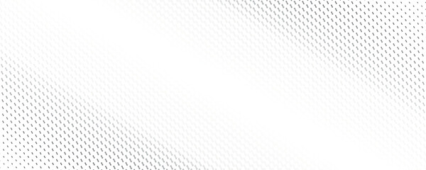 Aufkleber - Dotted halftone diagonal texture. Fading polka dot gradient background. Repeating dots gradation pattern.