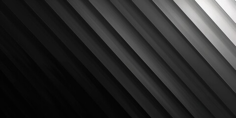 Poster - Abstract dark fluid waves in smooth black tones. Minimalistic design for modern backgrounds and prints. Background image of black and white fabric pattern flowing and floating at background. AIG51.