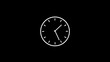 © alruhulamin - Abstract new analog clock icon Alarm clock icon