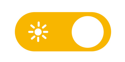 Wall Mural - day toggle switch icon