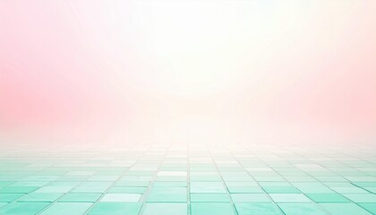Poster - Creating a tranquil atmosphere abstract space digital artwork serene environment wide angle calmness concept