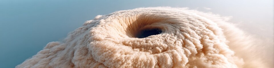 Poster - Cyclonic Vortex Dynamics Immersive Climate Crisis Visualization - Aerial Meteorological Extreme Weather Documentation in High-Resolution  Cinematic Detail