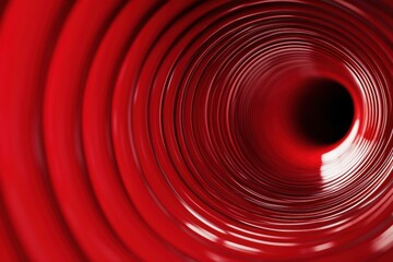 Aufkleber - Hypnotic Vortex Dynamics Immersive Red Spiral Visualization for AI-Driven Business Transformation and Infinite Innovation Strategies