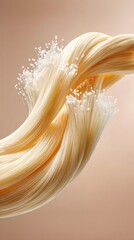 Leinwandbilder - Luminous Digital Flow Ethereal Fiber Optic Waves Visualizing Next-Gen Connectivity, Innovative Data Transmission Aesthetic for Tech Branding
