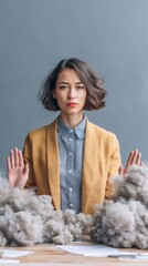 Poster - Mindful Leadership in Chaos Soft Power Workplace Conflict Resolution with Gen Z Professional Emotional Intelligence and Minimalist Empowerment Aesthetic