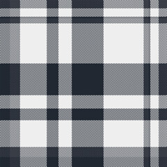 Poster - classic plaid pattern in grayscale. timeless design, perfect for backgrounds, textiles, or adding a 
