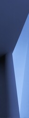 Fototapete - Minimalist Digital Flux Geometric Blue-Grey Abstract Visualization for Tech Innovation, AI Analytics, and Contemporary Data Visualization Strategies